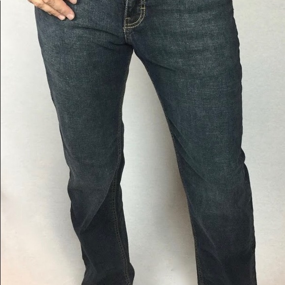 Practical Urban Star Navy blue jeans light hand sanding stretch relaxed fit - Picture 1 of 5